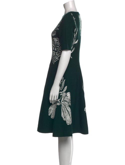 Jason Wu Collection Floral Print Knee-Length Dress