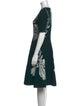 Jason Wu Collection Floral Print Knee-Length Dress
