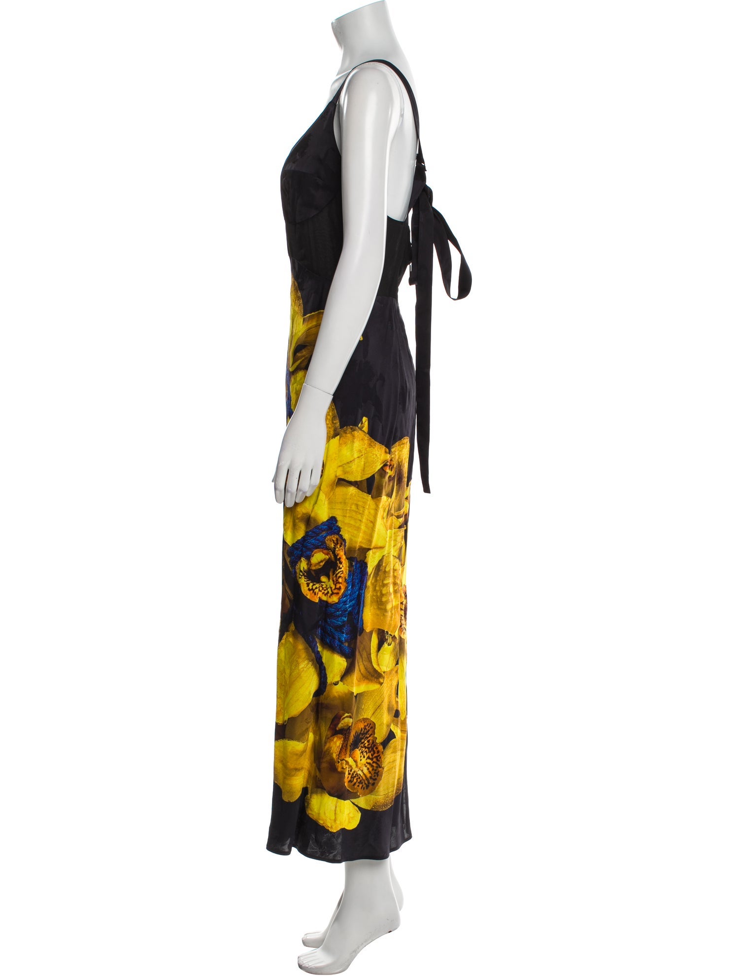 Jason Wu Collection Floral Print Long Dress