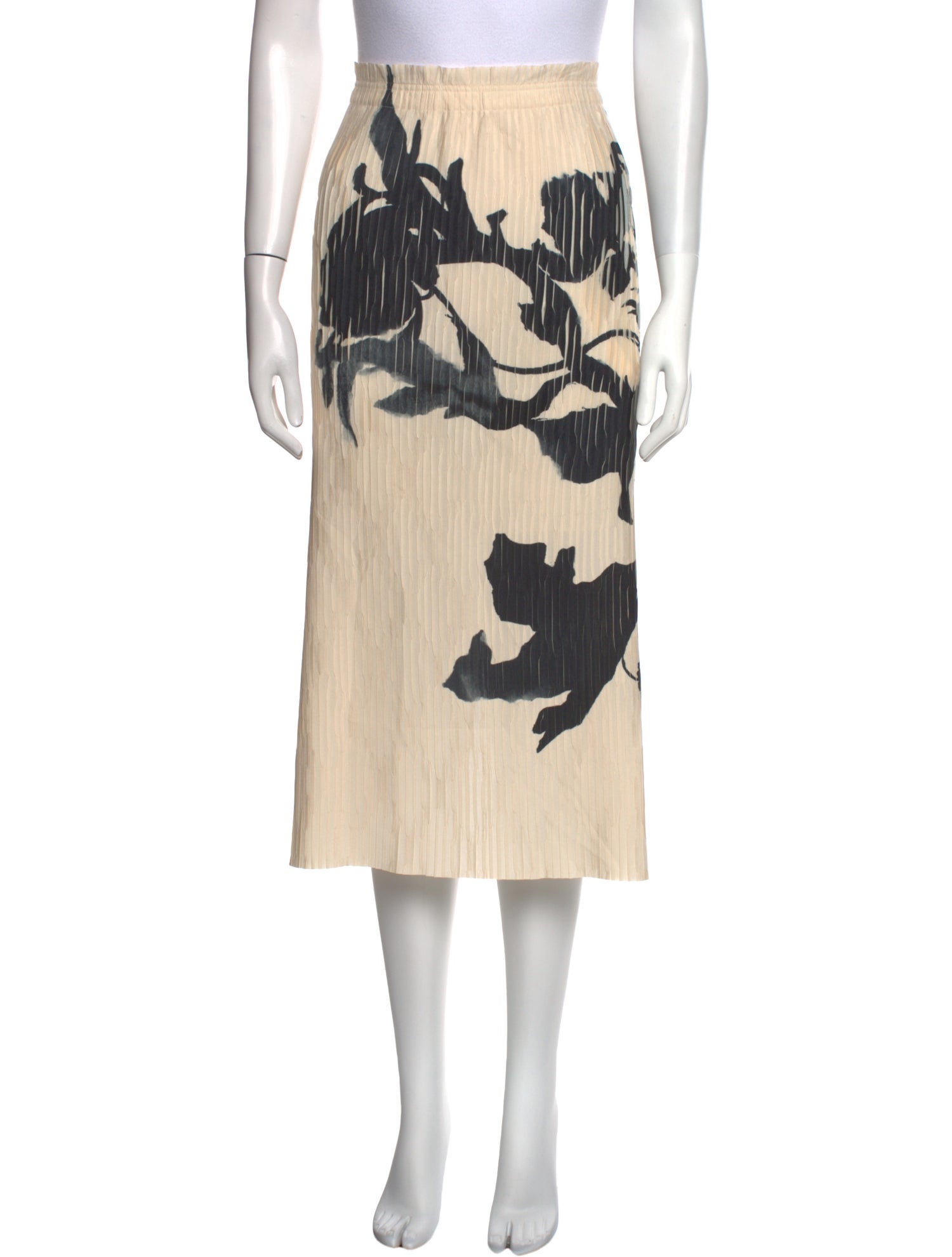Jason Wu Collection Printed Midi Length Skirt