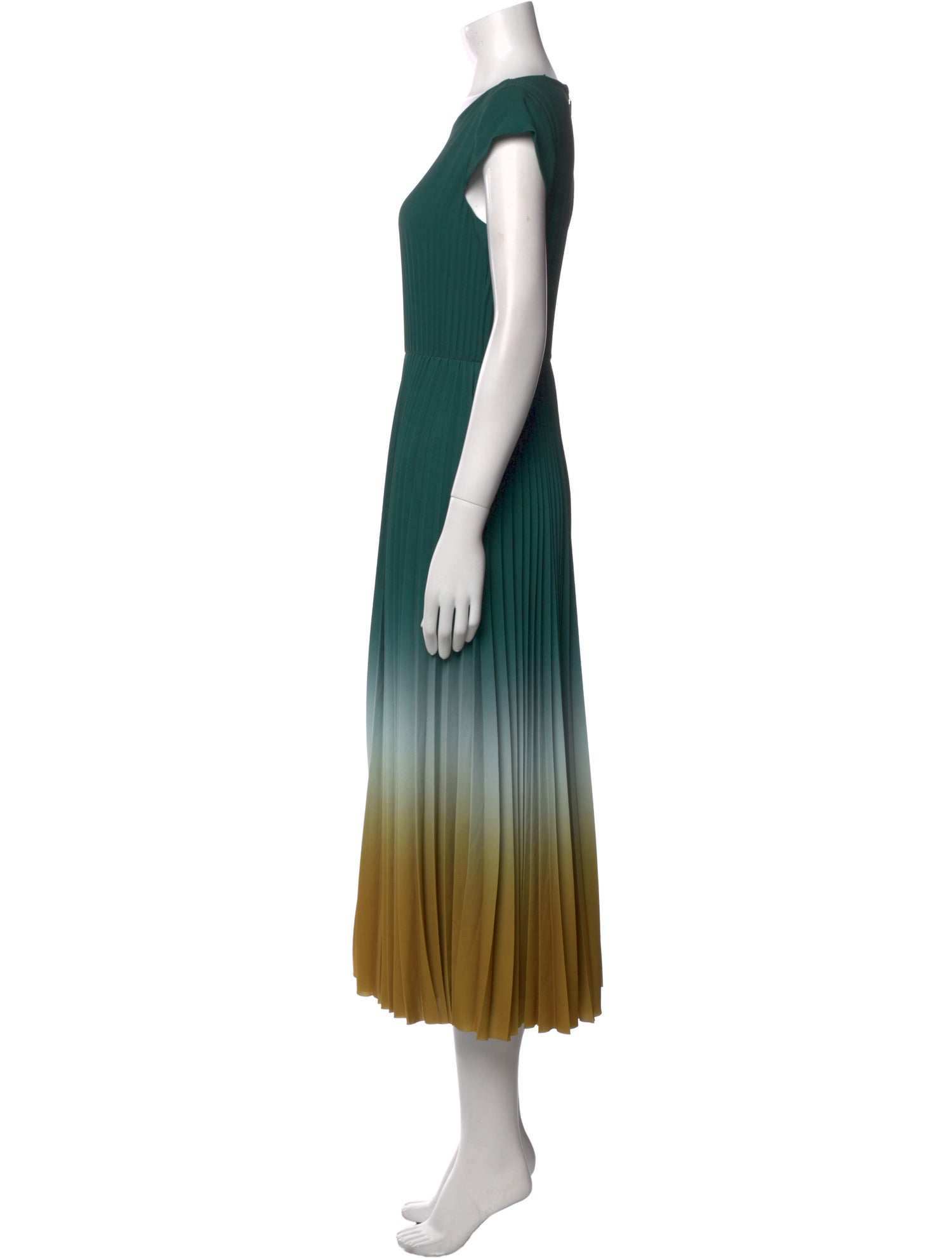 Jason Wu Collection Bateau Neckline Midi Length Dress