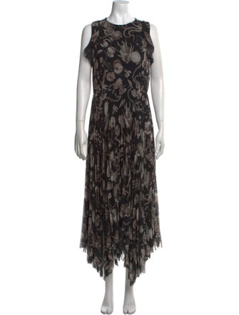 Jason Wu Collection Printed Long Dress