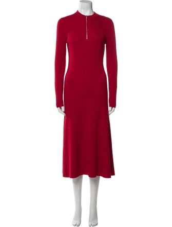Jason Wu Collection Crew Neck Midi Length Dress