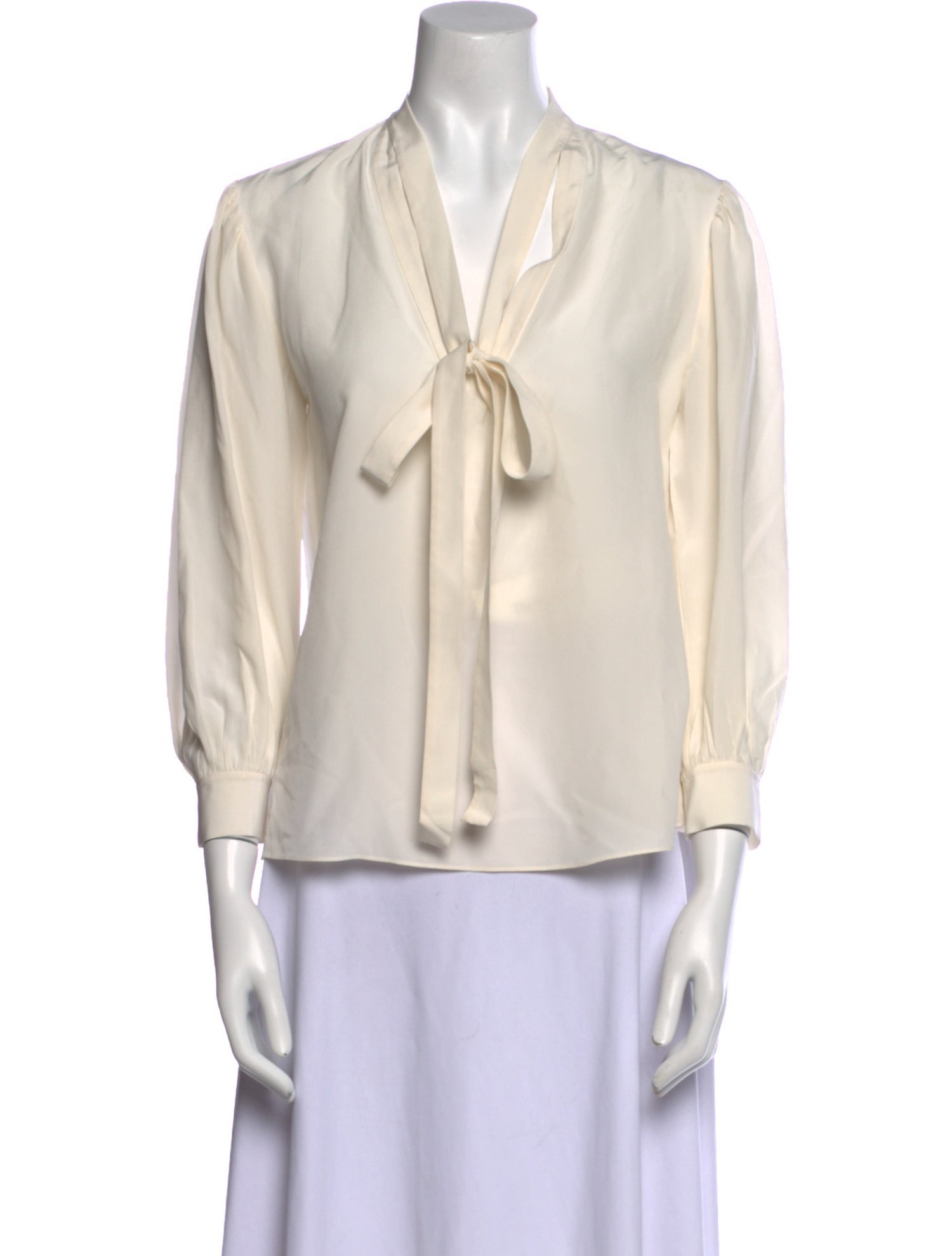 Jason Wu Collection Silk V-Neck Blouse