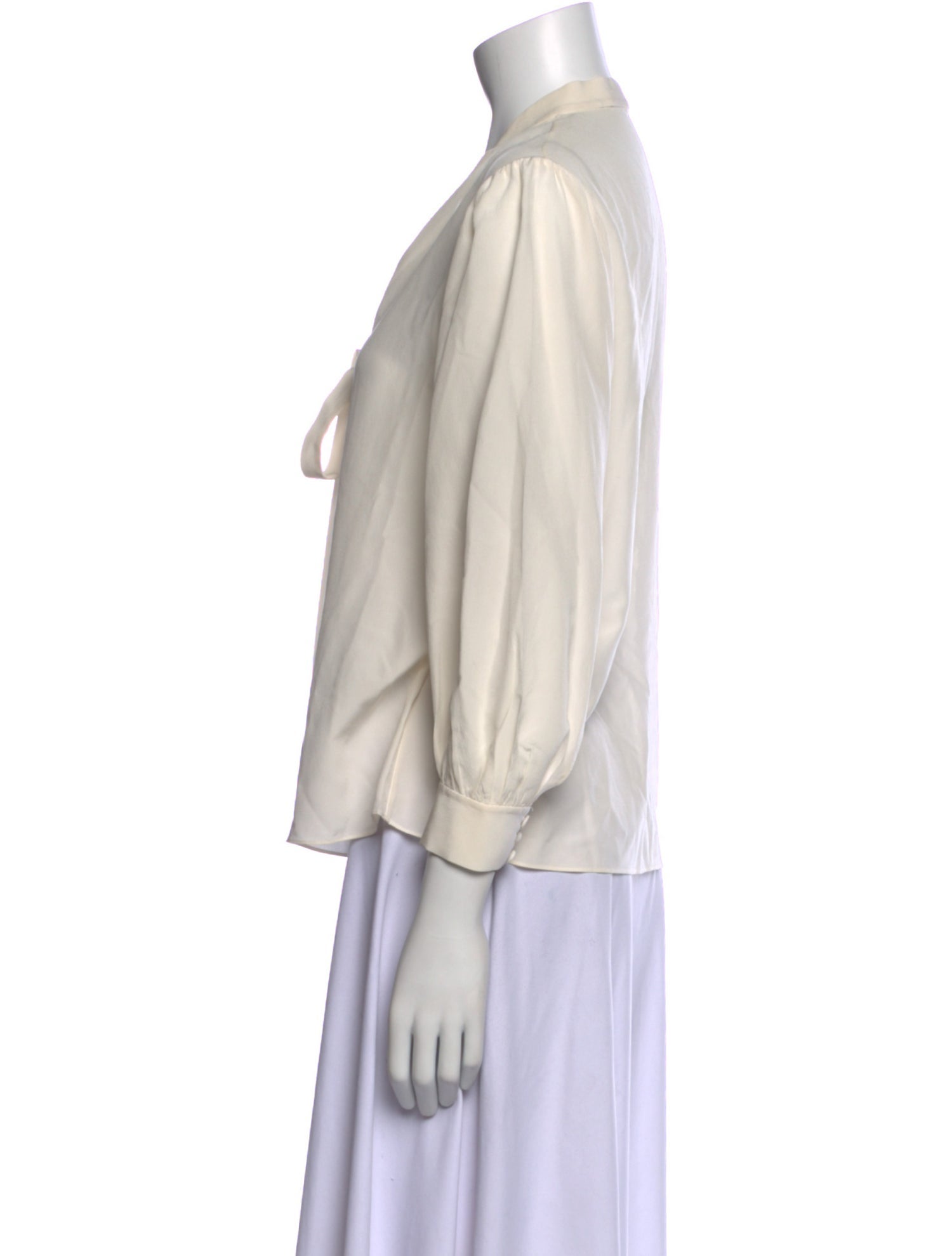 Jason Wu Collection Silk V-Neck Blouse