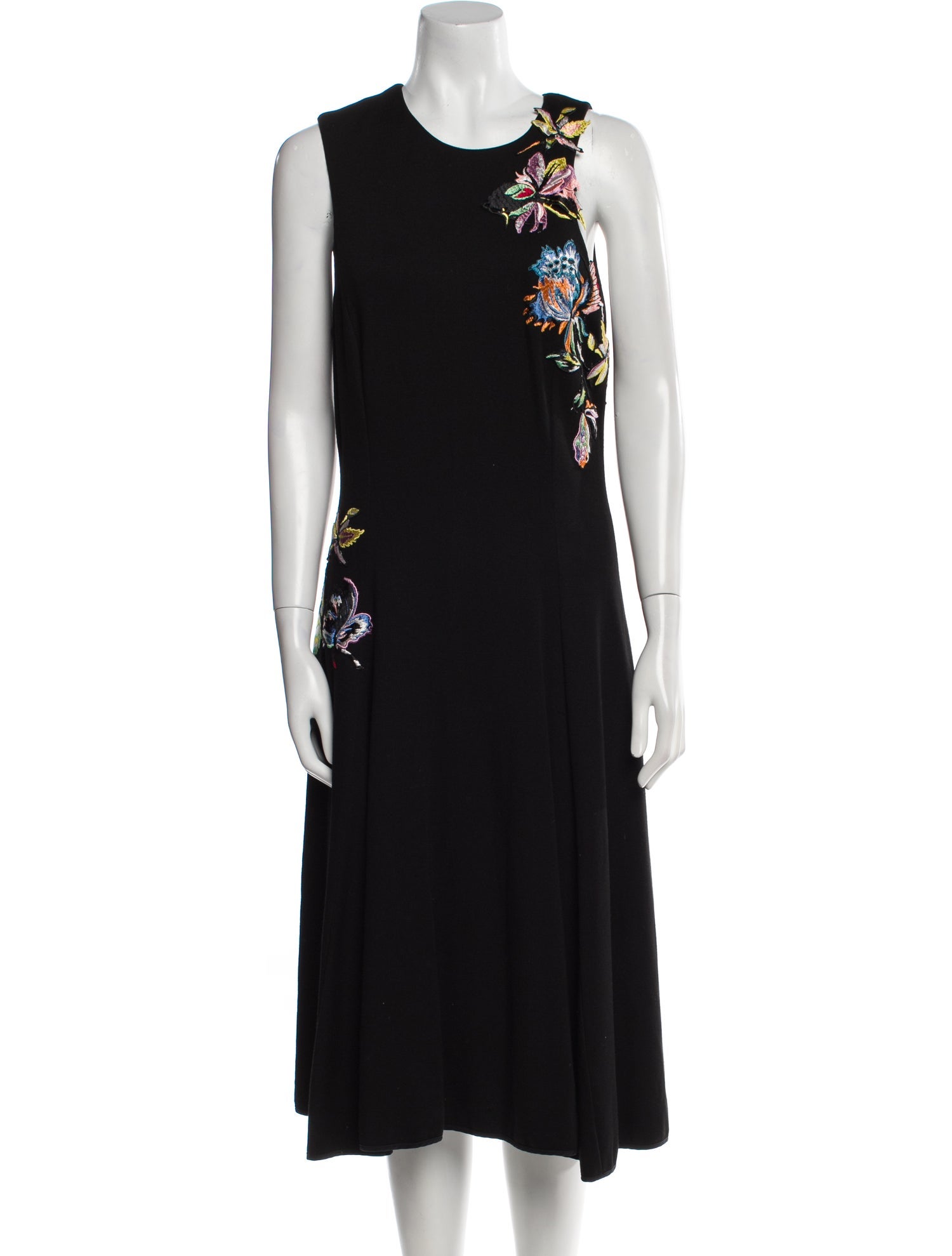 Jason Wu Collection Printed Midi Length Dress