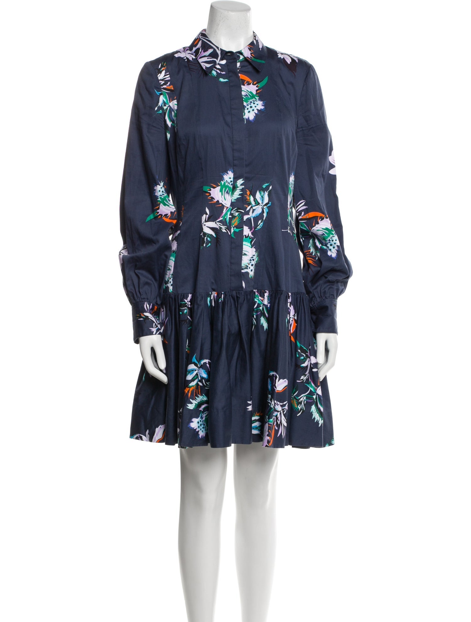 Jason Wu Collection Floral Print Mini Dress