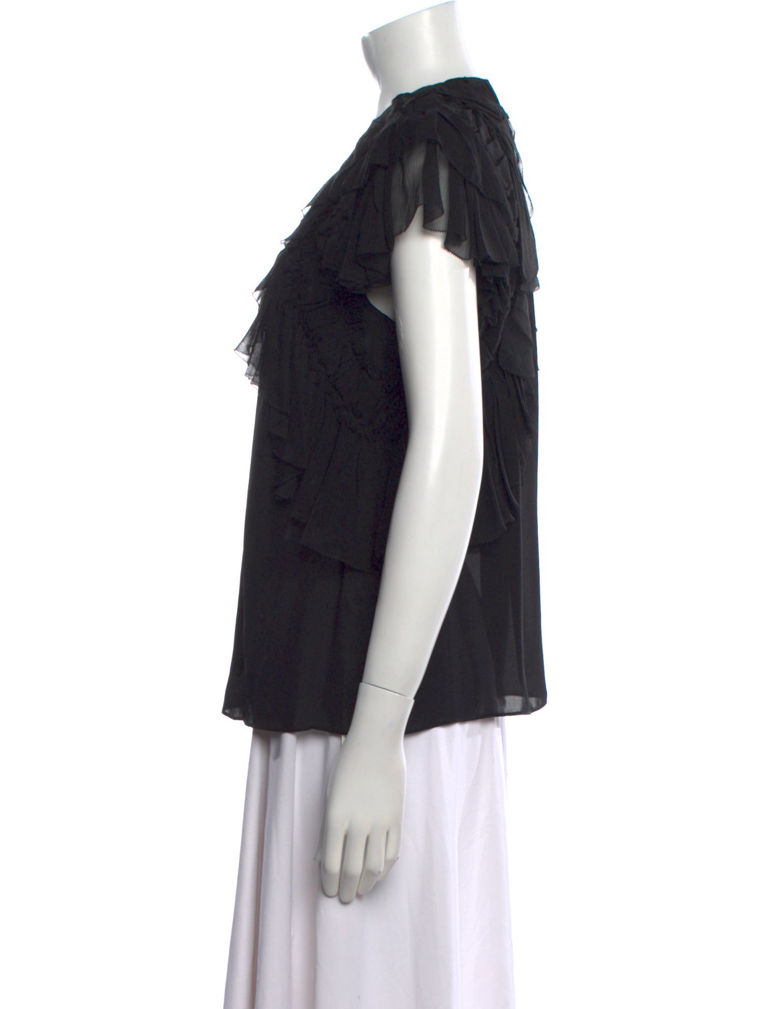 Jason Wu Collection Silk V-Neck Blouse