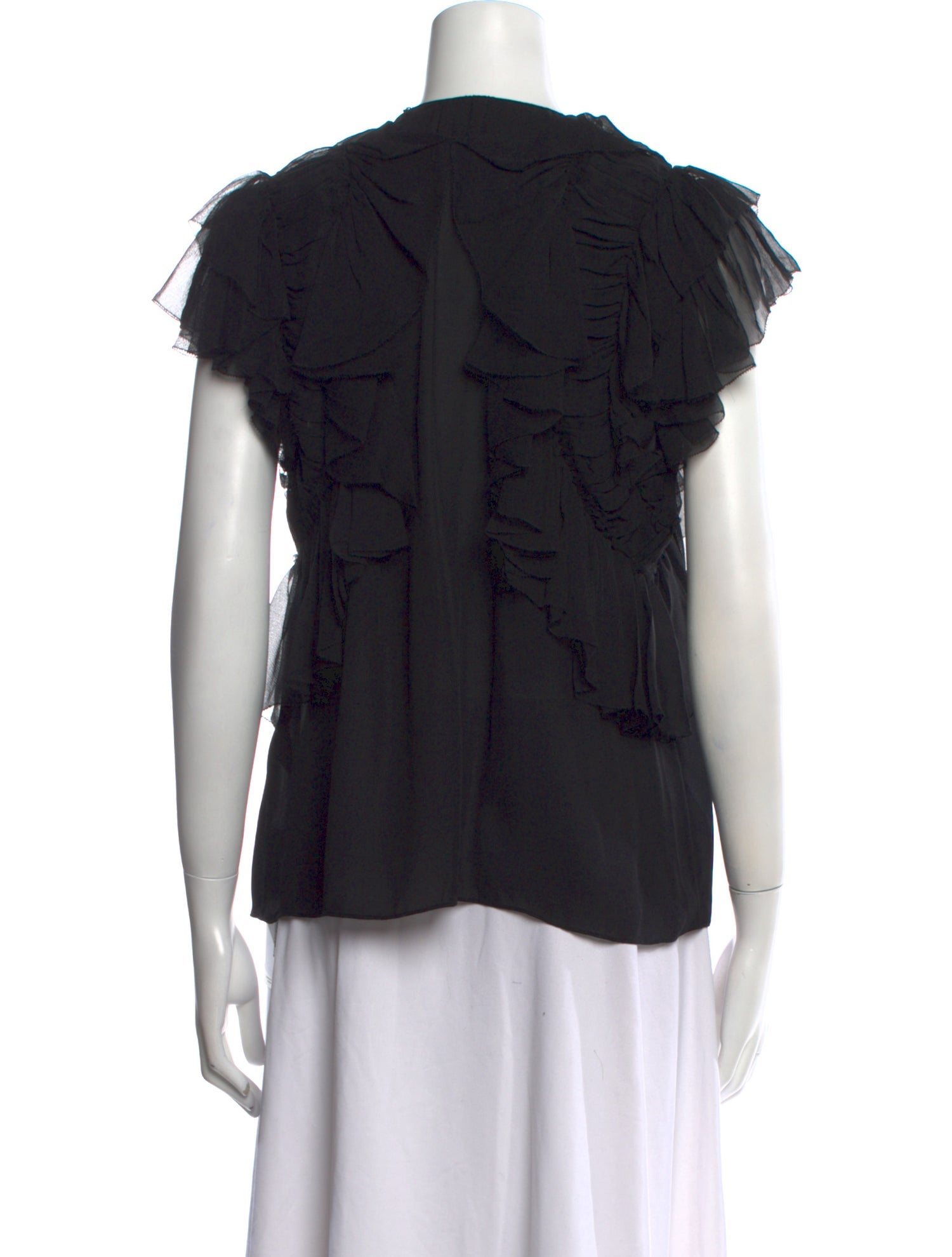 Jason Wu Collection Silk V-Neck Blouse