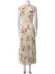 Jason Wu Collection Floral Print Long Dress