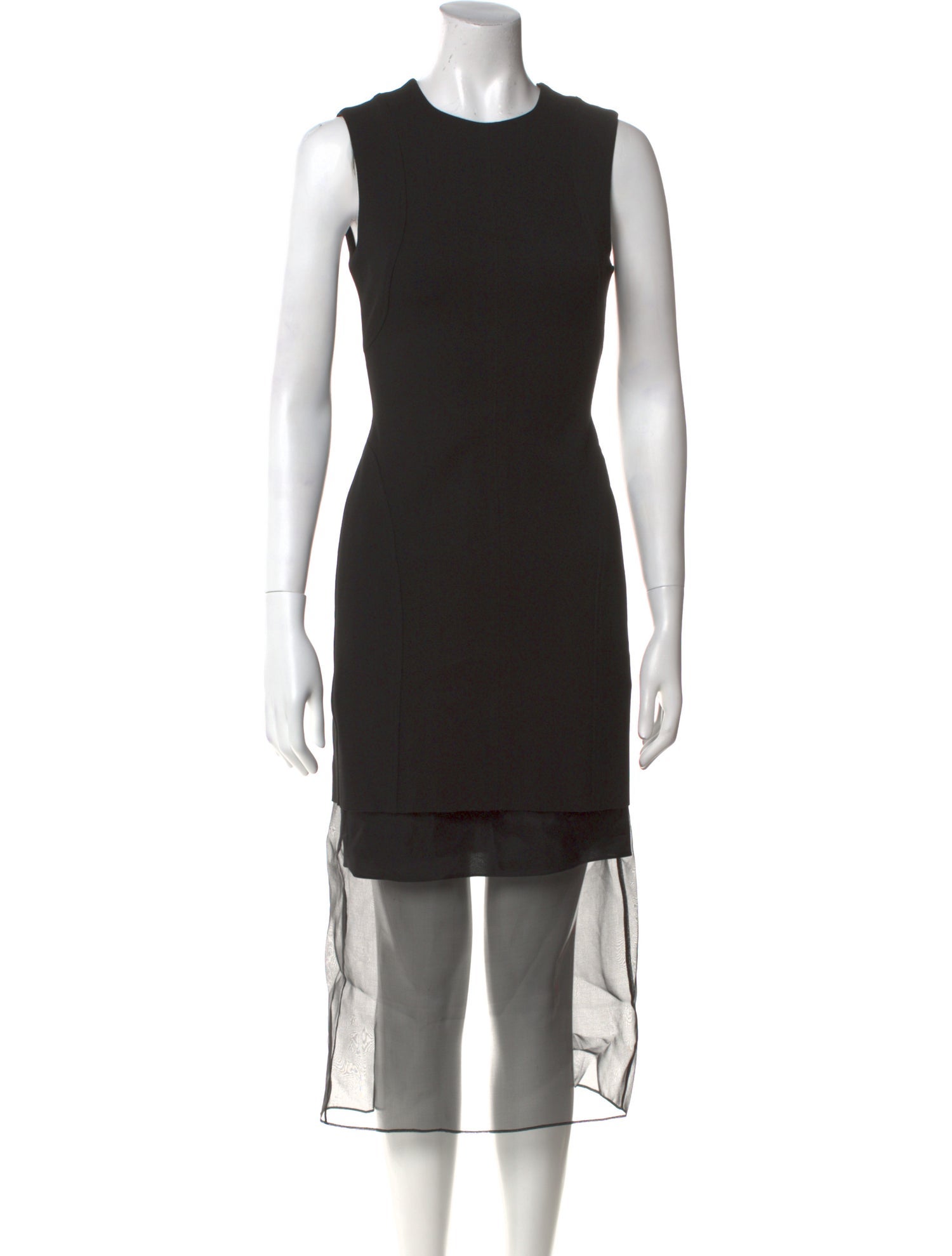 Jason Wu Collection Crew Neck Midi Length Dress