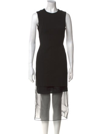 Jason Wu Collection Crew Neck Midi Length Dress