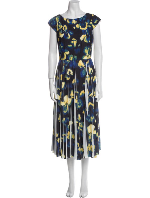 Jason Wu Collection Printed Midi Length Dress