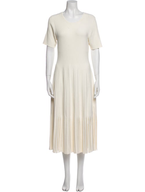 Jason Wu Collection Scoop Neck Midi Length Dress