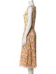 Jason Wu Collection Floral Print Midi Length Dress