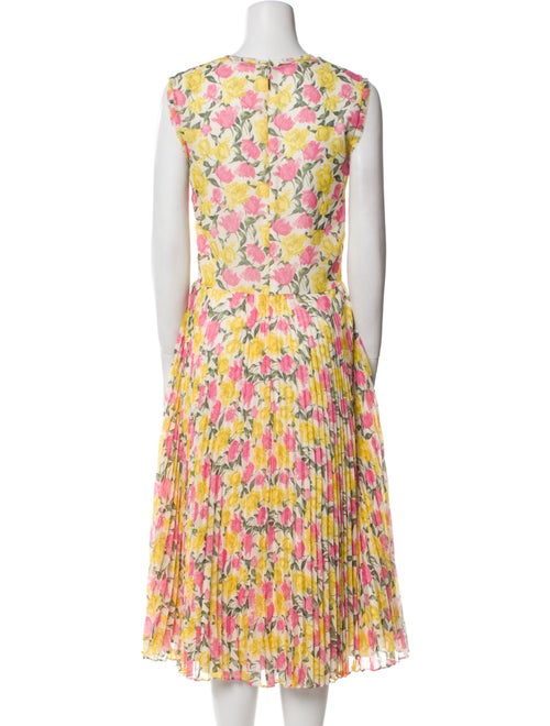 Jason Wu Collection Floral Print Midi Length Dress