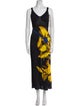 Jason Wu Collection Floral Print Long Dress
