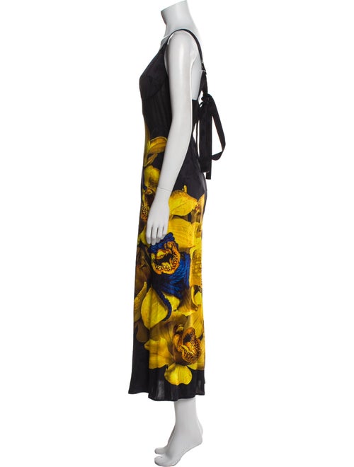 Jason Wu Collection Floral Print Long Dress