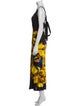 Jason Wu Collection Floral Print Long Dress