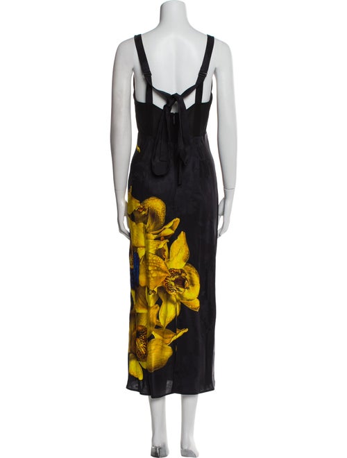 Jason Wu Collection Floral Print Long Dress