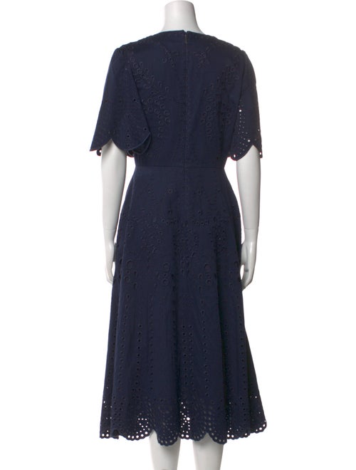 Jason Wu Collection Crew Neck Midi Length Dress