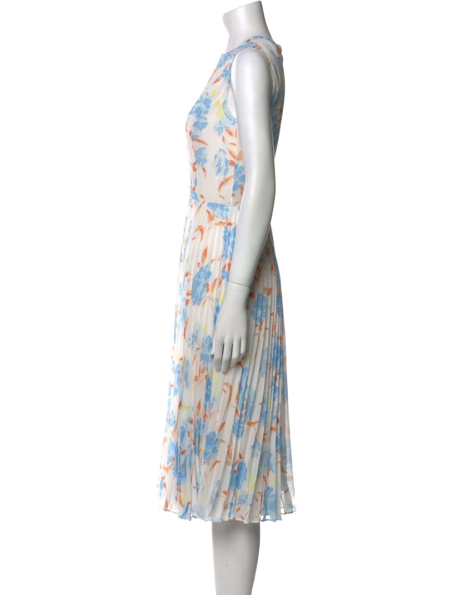 Jason Wu Collection Floral Print Midi Length Dress
