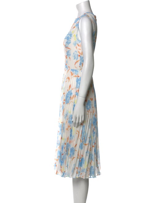 Jason Wu Collection Floral Print Midi Length Dress