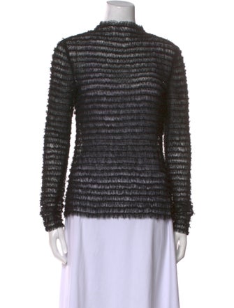 Jason Wu Collection Mock Neck Long Sleeve Top