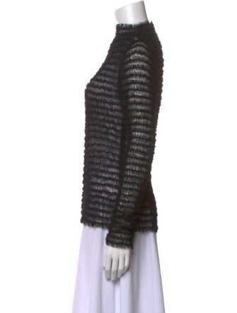 Jason Wu Collection Mock Neck Long Sleeve Top