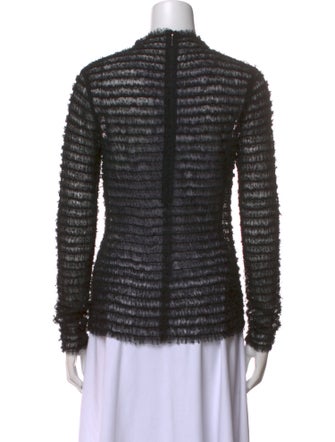 Jason Wu Collection Mock Neck Long Sleeve Top