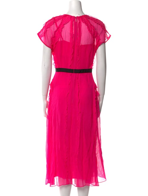 Jason Wu Collection Silk Midi Length Dress