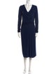 Jason Wu Collection V-Neck Midi Length Dress