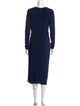Jason Wu Collection V-Neck Midi Length Dress