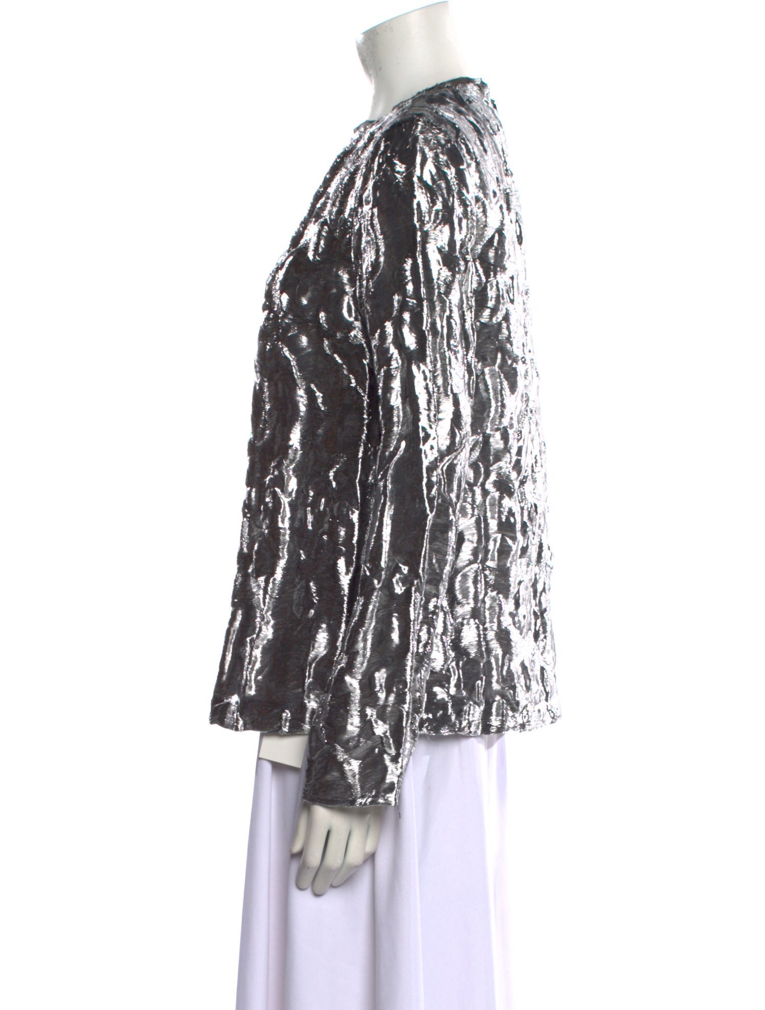 Jason Wu Collection Printed Crew Neck Blouse w/ Tags