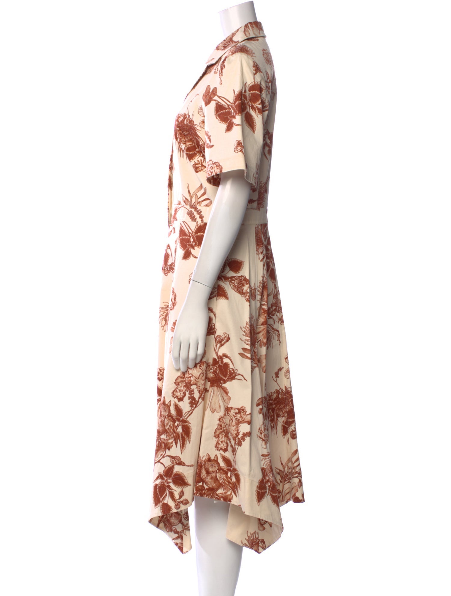 Jason Wu Collection Floral Print Long Dress