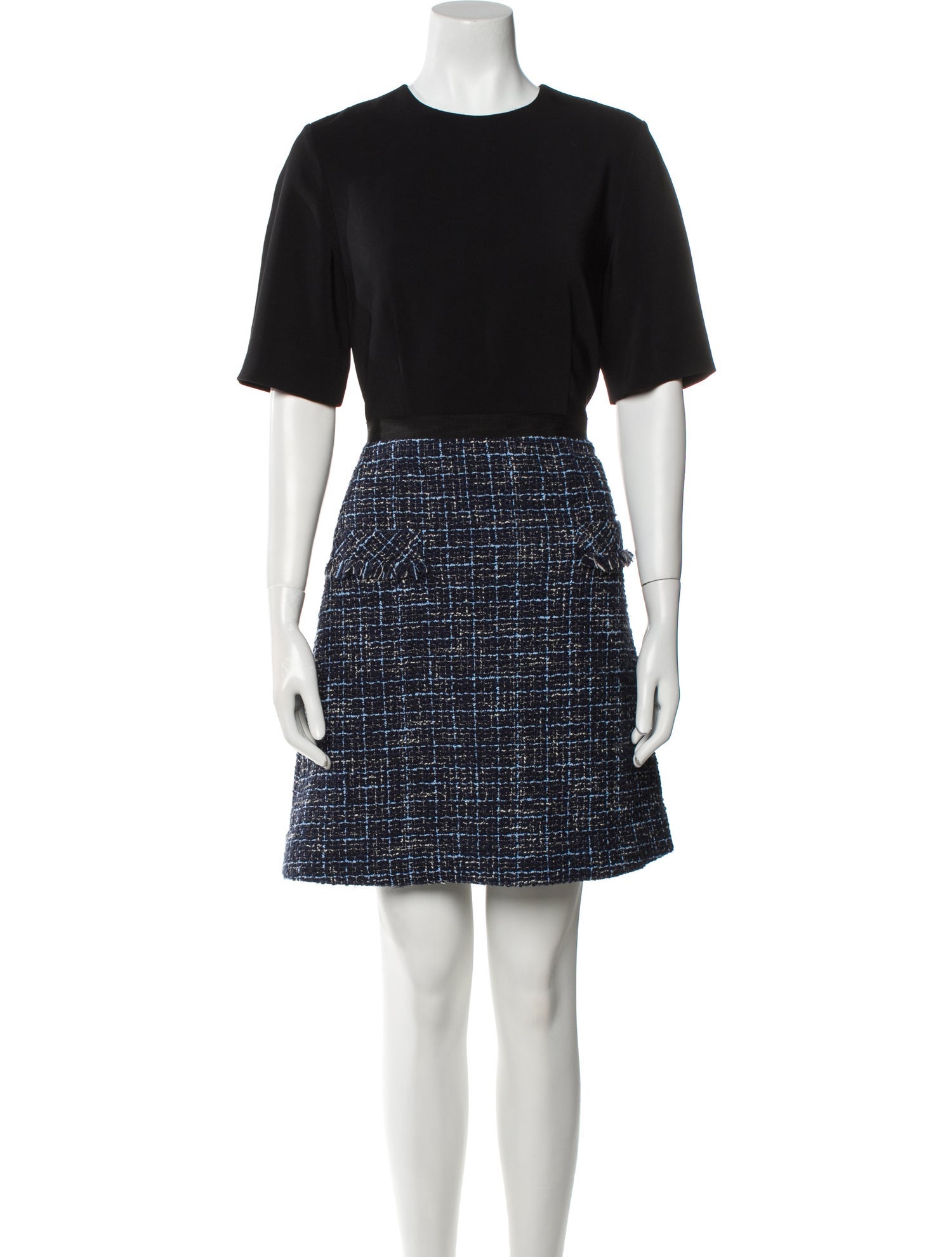 Jason Wu Collection Crew Neck Mini Dress