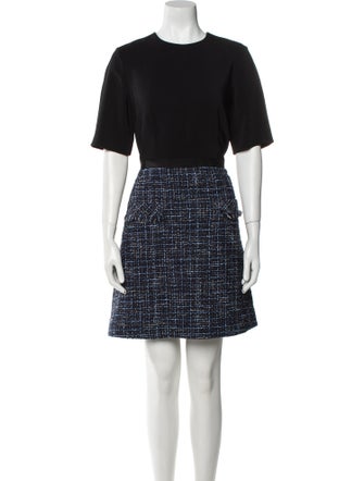 Jason Wu Collection Crew Neck Mini Dress