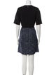 Jason Wu Collection Crew Neck Mini Dress