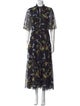 Jason Wu Collection Floral Print Long Dress