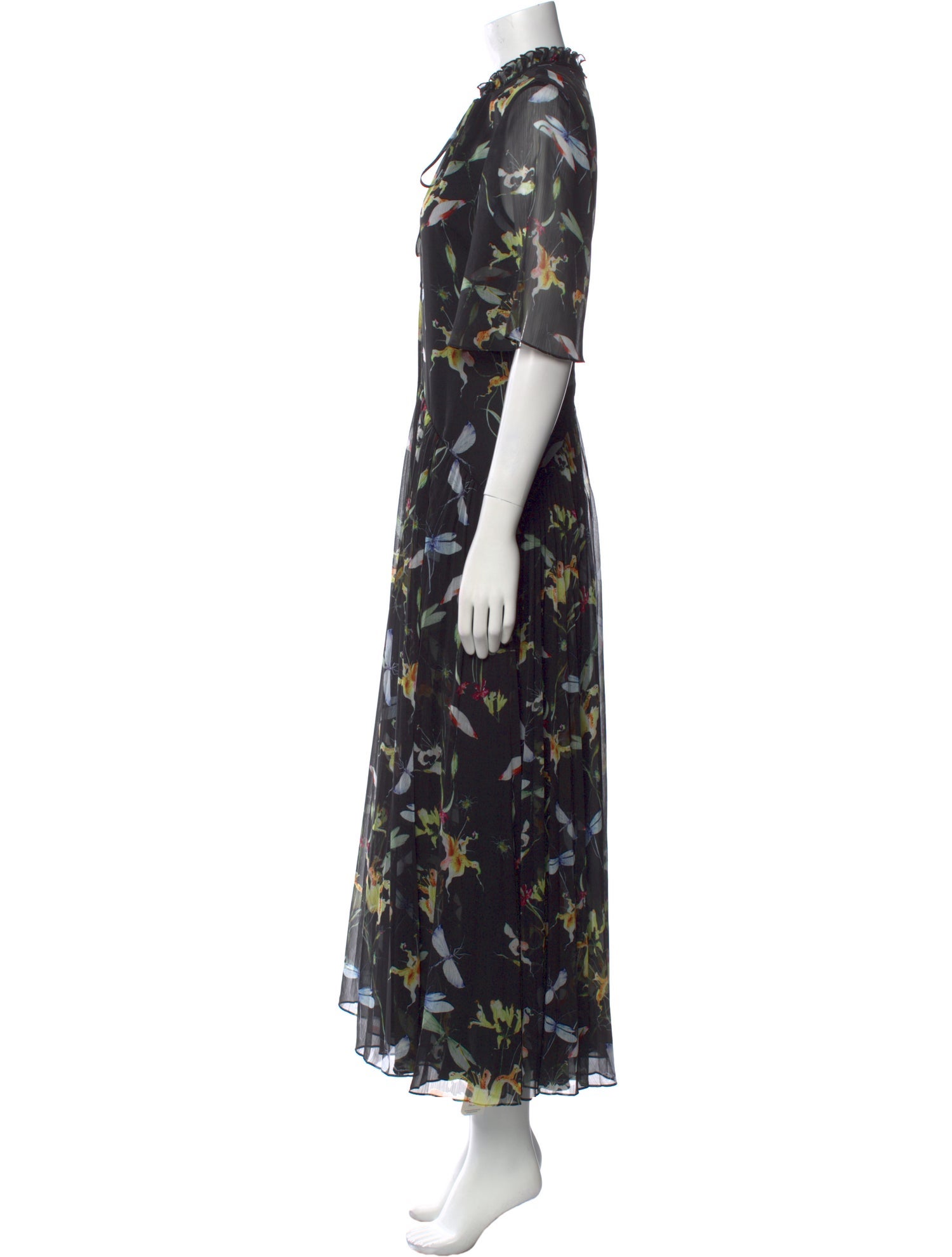 Jason Wu Collection Floral Print Long Dress