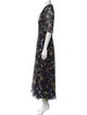 Jason Wu Collection Floral Print Long Dress