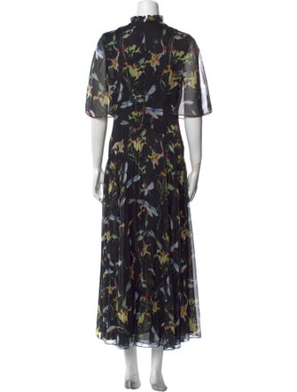 Jason Wu Collection Floral Print Long Dress