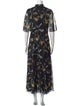 Jason Wu Collection Floral Print Long Dress
