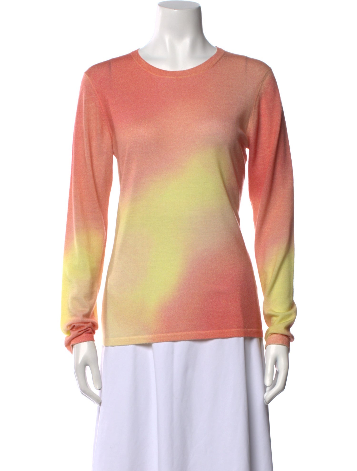 Jason Wu Collection Wool Tie-Dye Print Sweater