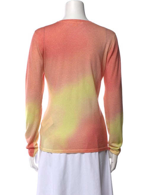 Jason Wu Collection Wool Tie-Dye Print Sweater