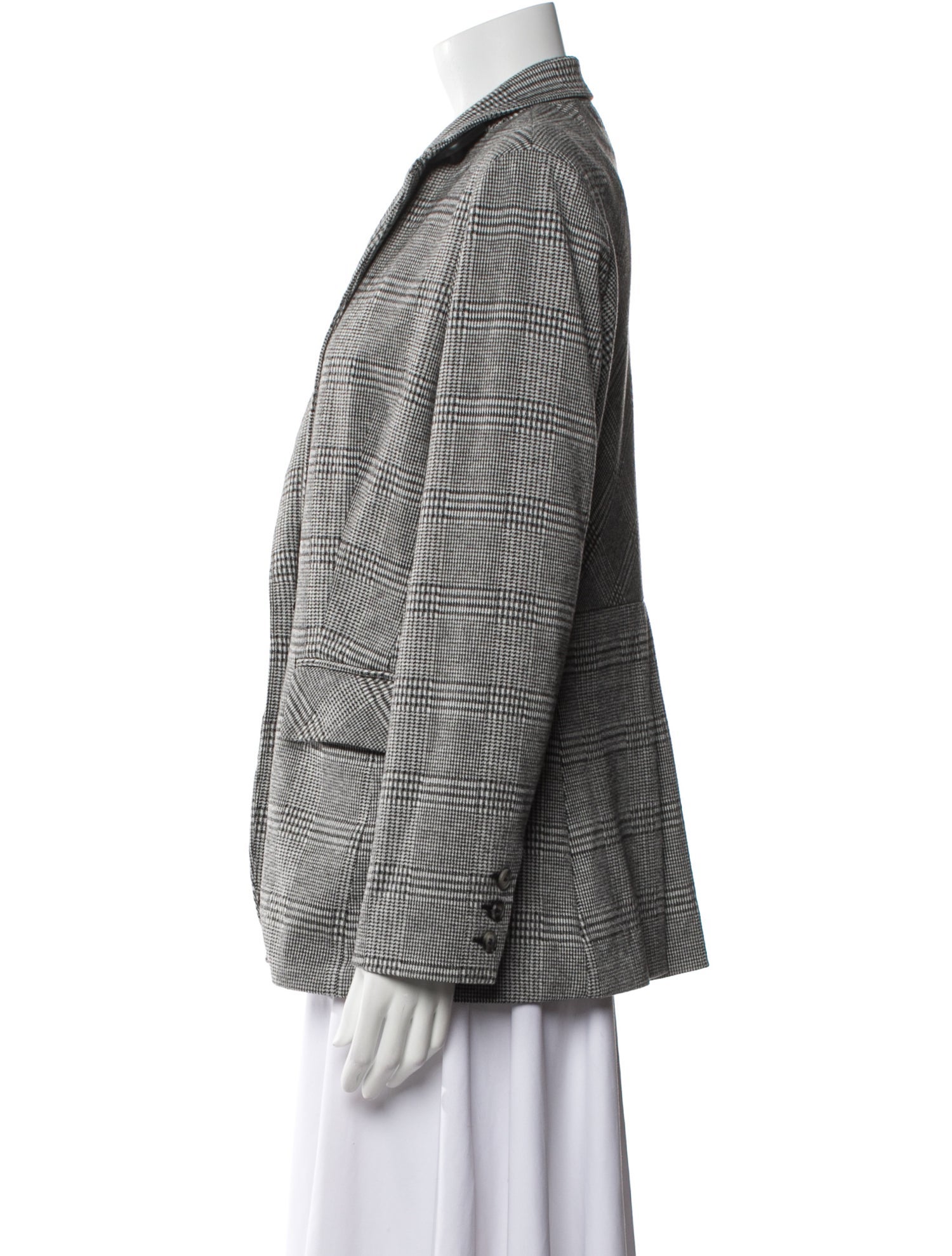 Jason Wu Collection Plaid Print Blazer