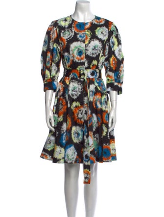 Jason Wu Collection Printed Knee-Length Dress