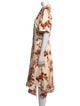 Jason Wu Collection Floral Print Midi Length Dress