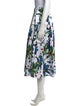 Jason Wu Collection Floral Print Midi Length Skirt