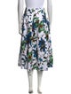 Jason Wu Collection Floral Print Midi Length Skirt